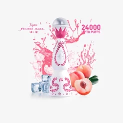 Azul Vape Pink 24K Puff Disposable Mesh Coil Rechargeable