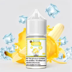 Banana FREEZE SALT - Pod Juice - 30mL - Smooth Hit Salt Nic