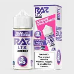 Bangin Sour Berries - Pod Juice x RAZ LTX - 100mL 70VG Vape