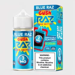Blue Raz GUSH 70/30 VG/PG E-Liquid by Pod Juice x Raz 100mL
