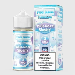 Blue Razz Slushy FREEZE 100mL Pod Juice - 70% VG eJuice