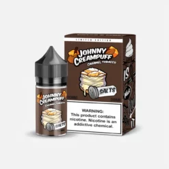 Smooth Caramel Tobacco Nic Salt by Johnny Creampuff 30ml