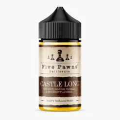 Castle Long - Five Pawns - 60mL - Made in USA - Bourbon Vape
