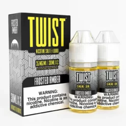 Frosted Amber SALT - Twist E-Liquids - 60mL 50mg Salt Nic