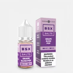 Grape Blow Pop SALT - BSX Salts - 30mL | Made in USA Nic Salt