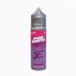 Pod Monster Groovin Aloe Grape Unicorn Bottle 60mL Nic Salt