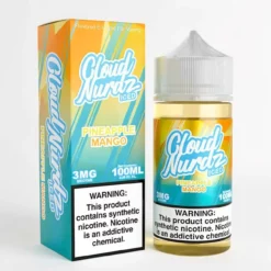Cloud Nurdz Iced Pina Mango 100mL 70VG Tropical Menthol