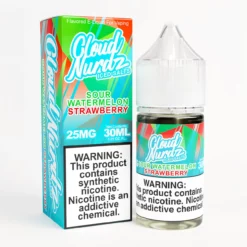 Iced Sour Watermelon Strawberry Salt – Frosty Tangy Nic Salt