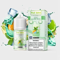 Jewel Malibu Mint SALT - Refreshing Made in USA 30mL