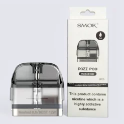 SMOK Pozz Replacement Pods – 0.8Ω Mesh Coil Refillable Pods