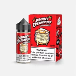 Strawberry - Johnny Creampuff - 100mL Max VG Dessert Vape