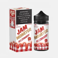 PB And Strawberry - Jam Monster - 100mL Made in USA E-Liquid