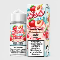 White Peach Strawberry ICED by Hi-Drip - 100mL E-Liquid