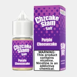 Chzcake Slam SALT 30mL - Creamy Ube Cheesecake Nic Salt Vape