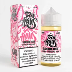 Sakura ICED - Zen Haus - 100mL Freebase - Icy Cherry Peach