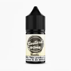 Vanilla SALT - Custard Bomb - 30mL -Velvety Custard Pod Juice
