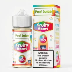 Fruity Bears - Pod Juice - 100mL Freebase Gummy Bear E-Juice