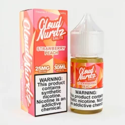 Strawberry Peach SALT - Cloud Nurdz 30ml Smooth Nic Salt
