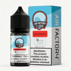 Unflavored SALT - Air Factory E-Liquids - 30mL VG:50% Pod
