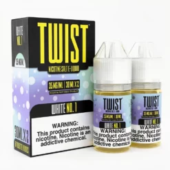 White No. 1 SALT - Twist E-Liquids - 60mL Sour Gummy NicSalt
