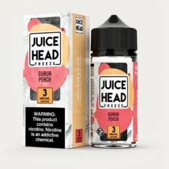 Juice Head Freeze Guava Peach 100mL Made in USA Vape Juice
