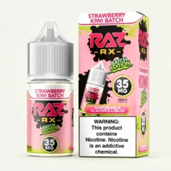 Strawberry Kiwi Batch SALT Pod Juice x RAZ RX 30mL USA Vape