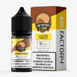 Custard Tobacco SALT - Air Factory 30mL Made in USA Vape