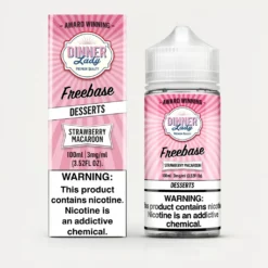 Strawberry Macaroon - Dinner Lady - 100mL 70VG E-Liquid