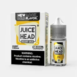 Juice Head Sweet Cream Salt 30mL 60/40 VG/PG - Vanilla Vape