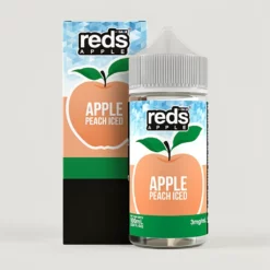 Apple Peach ICED by 7 Daze 100mL Freebase Nicotine E-Juice
