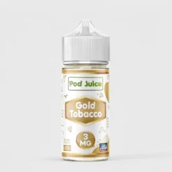 Gold Tobacco - Pod Juice - 100mL Freebase Nicotine eJuice